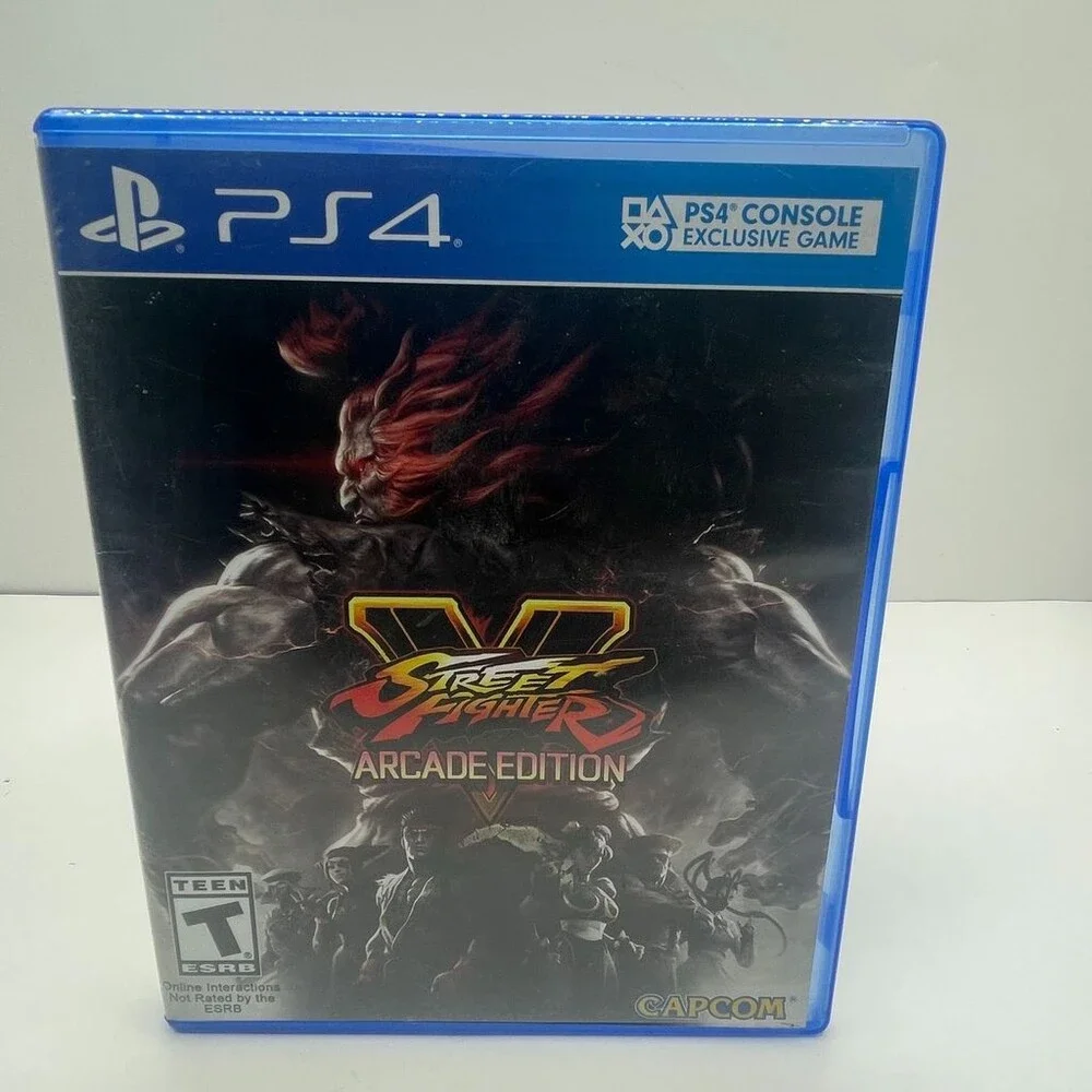Street Fighter V 5 Arcade Edition (Sony PlayStation 4, 2018) No Manual